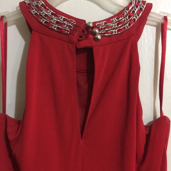 WH/BM Red Cocktail Dress SZ XS. 💋💋💃🏻💃🏻🔥🔥 - Picture 4 of 7
